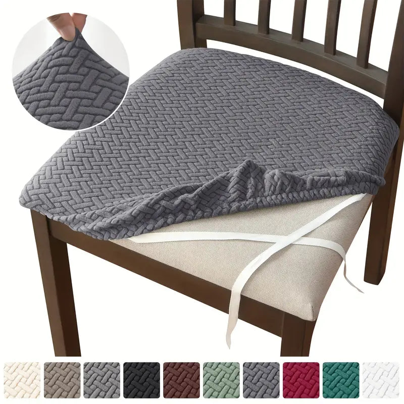 US Originated Jacquard Stretch Chair Cover for Dining and Office Chairs