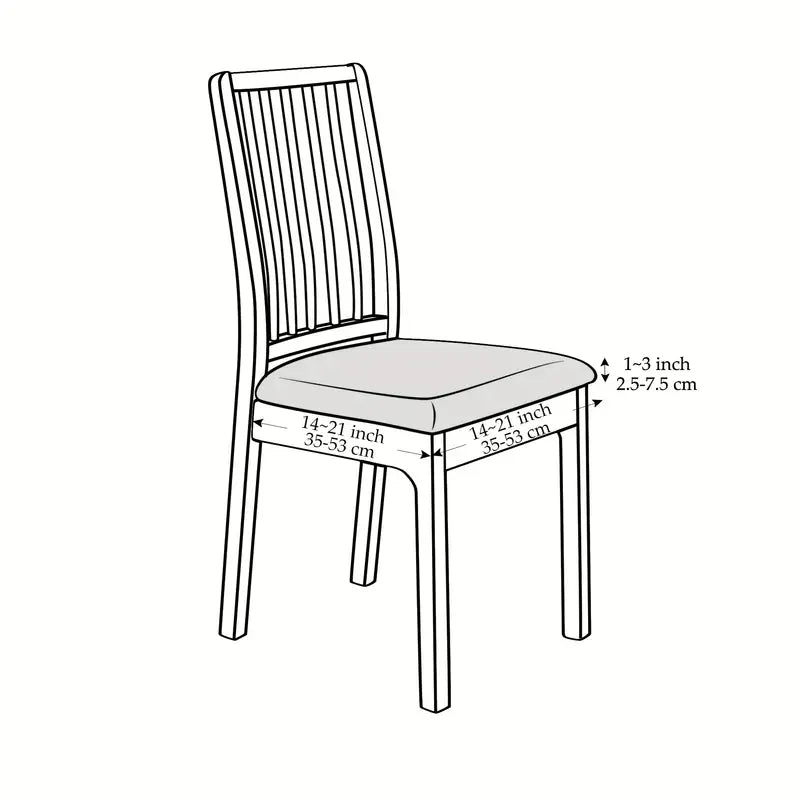 US Originated Jacquard Stretch Chair Cover for Dining and Office Chairs